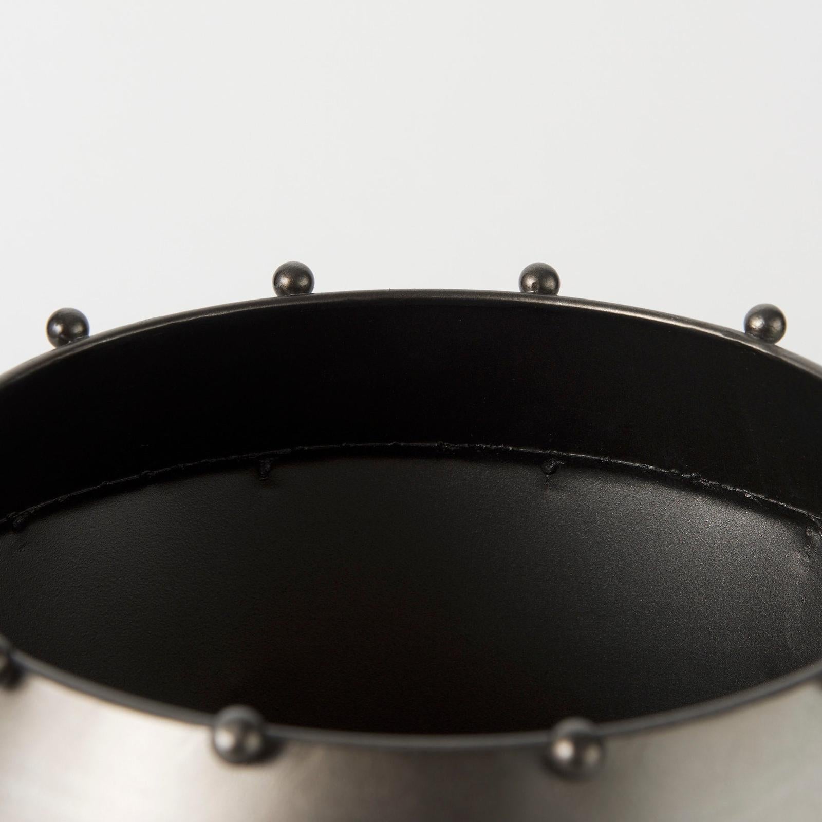 Mercana Elio Metal W/Studs Vase