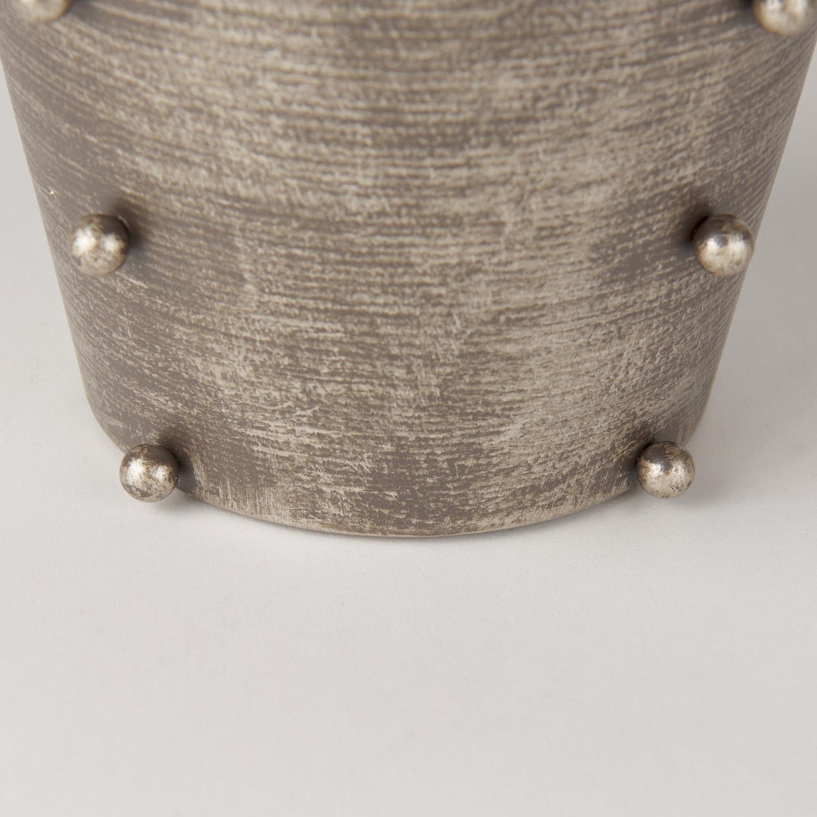 Mercana Elio Metal W/Studs Vase