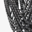 Mercana Pendra Wooden Bead Three Bulb Chandelier