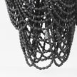 Mercana Pendra Wooden Bead Three Bulb Chandelier