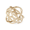 Mercana Kali Small Beige Decorative Metal and Paper Object Clearance