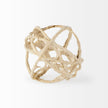 Mercana Kali Small Beige Decorative Metal and Paper Object Clearance