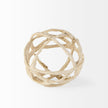 Mercana Kali Small Beige Decorative Metal and Paper Object Clearance