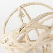 Mercana Kali Small Beige Decorative Metal and Paper Object Clearance