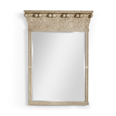 Jonathan Charles Rothesay Venetian White Oak Mirror ( 530122-VWO )