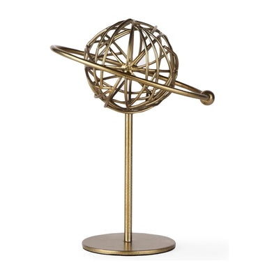 Mercana Atlas Gold Metal Solar System Ornament