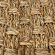 Mercana Adele Medium Brown Seagrass Woven Square Pouf