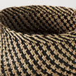Mercana Gaia Light and Dark Brown Cross Patterend Belly Seagrass Basket-Set of 3 Clearance