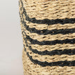 Mercana Cullen Grey Twisted Seagrass Square Basket-Set of 3 Clearance