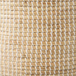 Mercana Olivia Beige Seagrass Basket W/Lid and Handles - Set of 3
