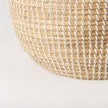 Mercana Olivia Beige Seagrass Basket W/Lid and Handles - Set of 3