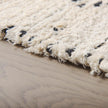 Mercana Calvert 8x10 Gray Cotton Hand Woven Diamond Patterned Rug