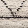 Mercana Calvert 8x10 Gray Cotton Hand Woven Diamond Patterned Rug