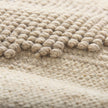 Mercana Emory Gray Wool Hand Woven Diamond Patterned Rug