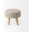 Mercana Bina 4 Legged Wool Stool