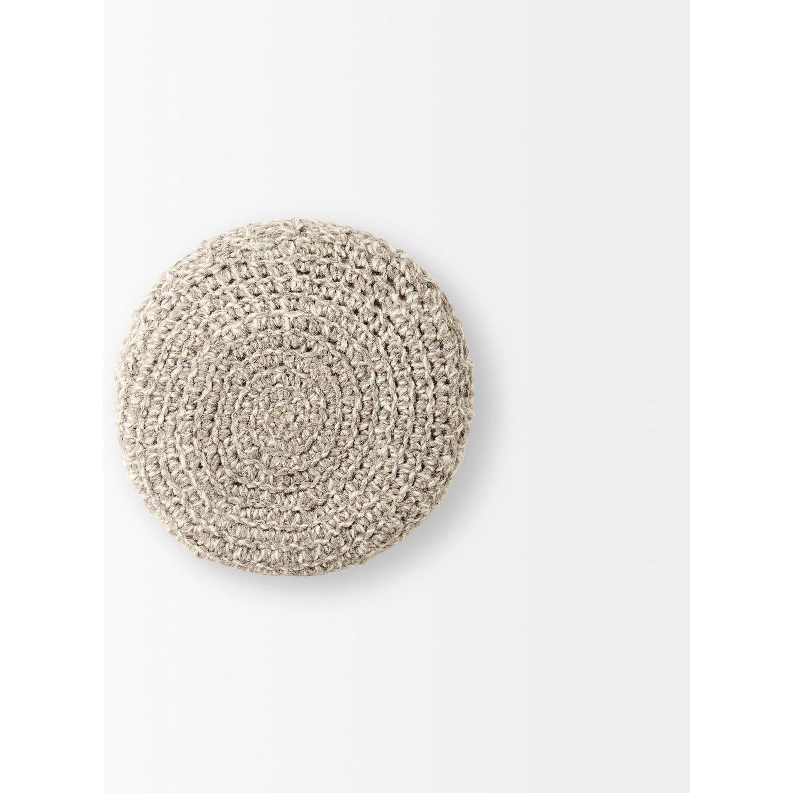 Mercana Bina 4 Legged Wool Stool