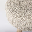 Mercana Bina 4 Legged Wool Stool