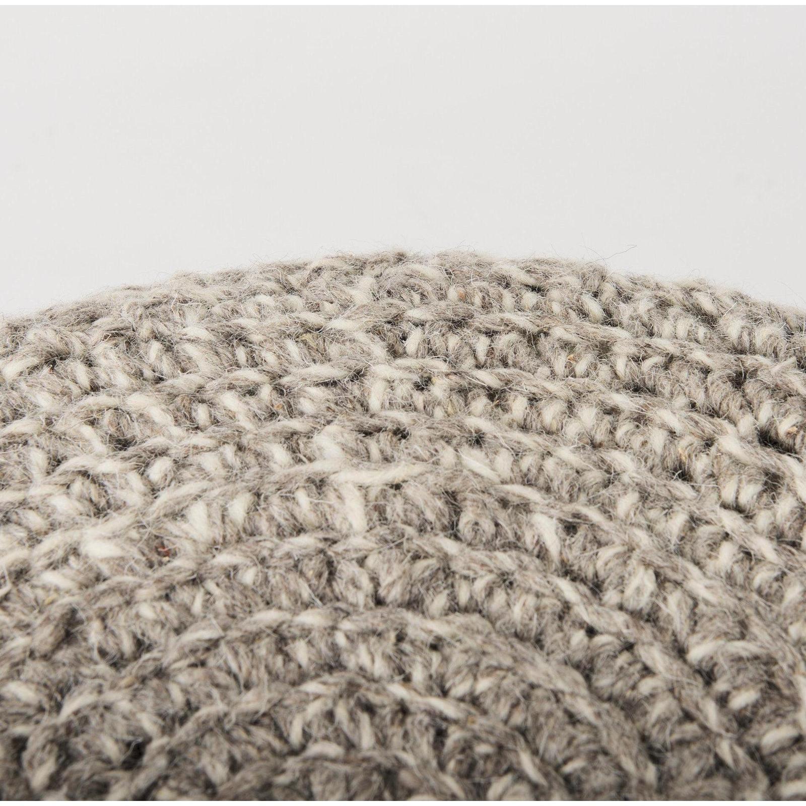 Mercana Bina 4 Legged Wool Stool
