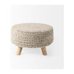 Mercana Bina 4 Legged Wool Stool
