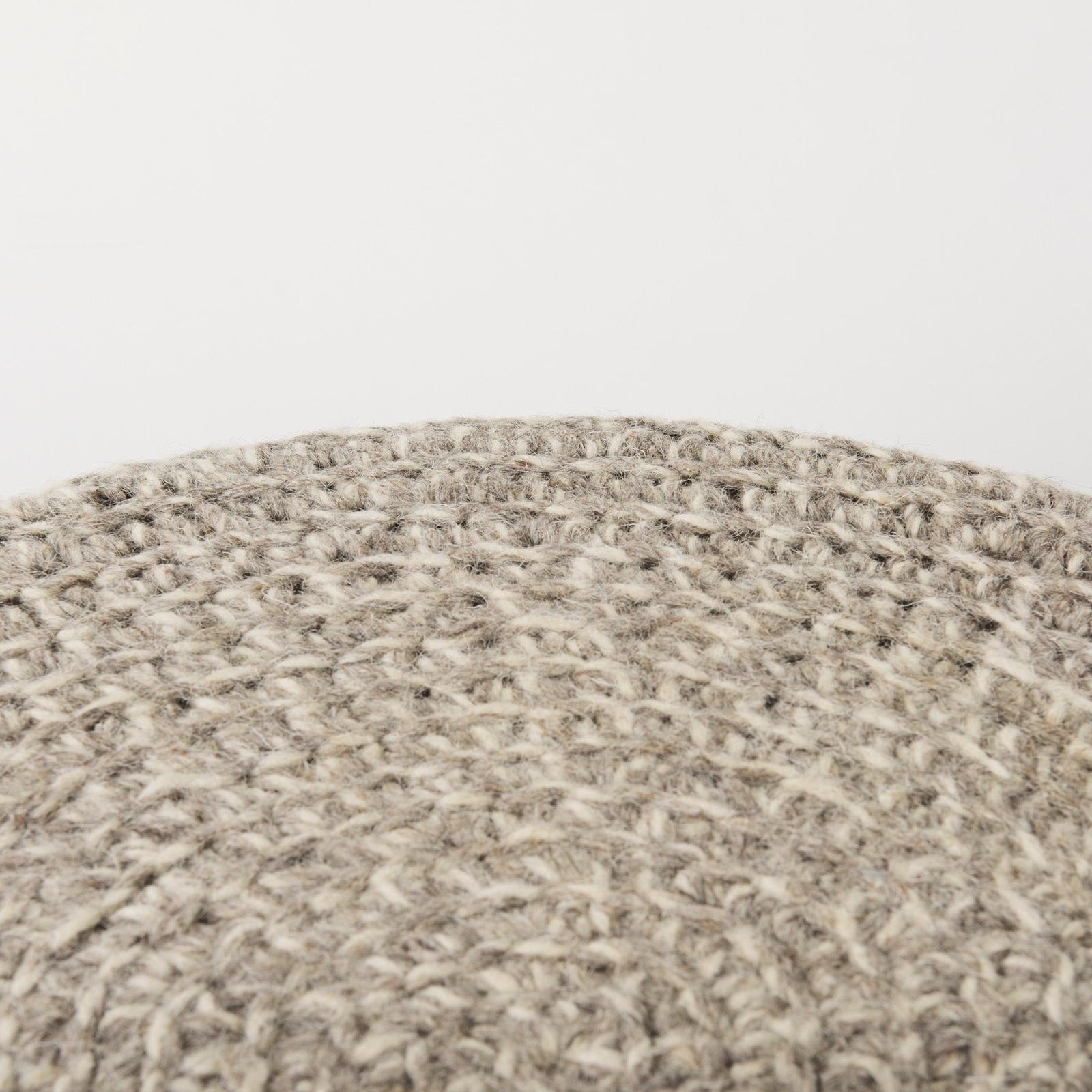Mercana Bina 4 Legged Wool Stool