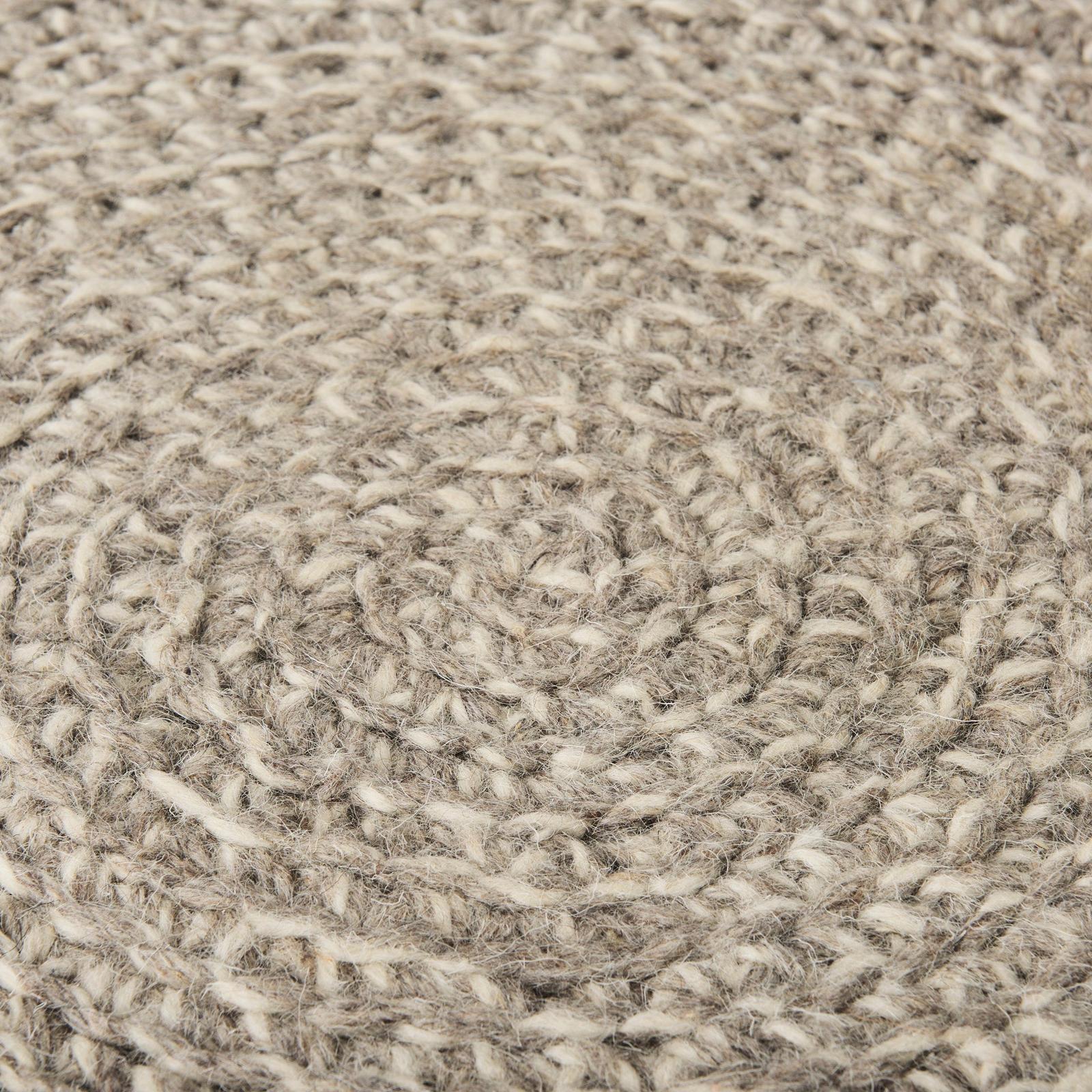 Mercana Bina 4 Legged Wool Stool