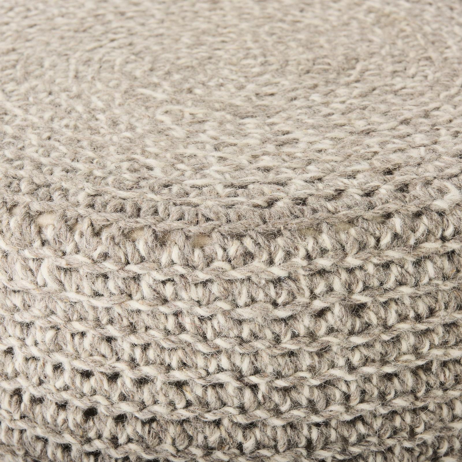 Mercana Bina 4 Legged Wool Stool