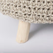 Mercana Bina 4 Legged Wool Stool