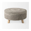 Mercana Bina 4 Legged Wool Stool