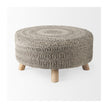 Mercana Bina 4 Legged Wool Stool