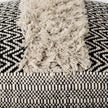Mercana Darika Black/White/Gray Cotton Pouf Clearance