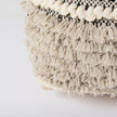 Mercana Darika Black/White/Gray Cotton Pouf Clearance