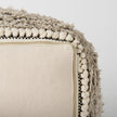 Mercana Darika Black/White/Gray Cotton Pouf Clearance