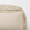 Mercana Ekani Cream/Beige Cotton Pouf