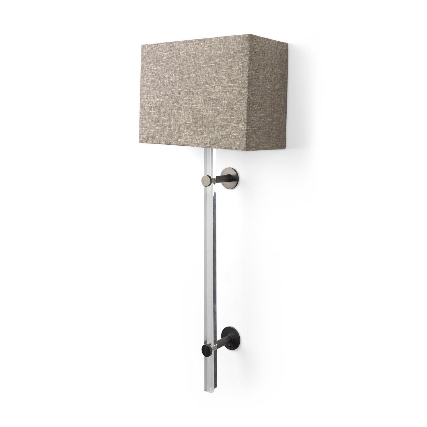 Mercana Kinsley Beige Shade W/Transparent Body Wall Sconce Clearance