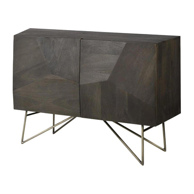 Mercana Darwin Wood 2 Door Accent Cabinet