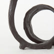 Mercana Stanislaw Black Metal Infinite Ribbon Sculpture