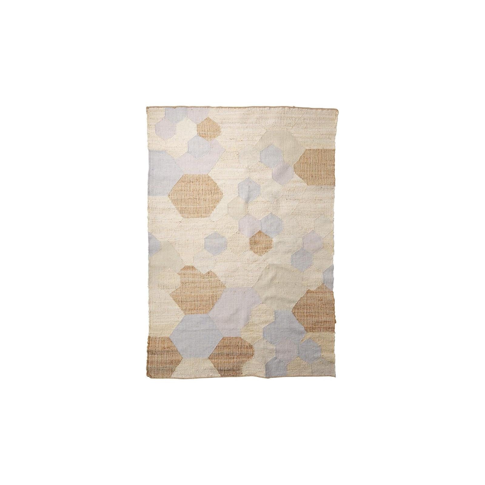 Mercana Mayson Cream Multi-Colored Honeycomb Pattern Area Rug Clearance