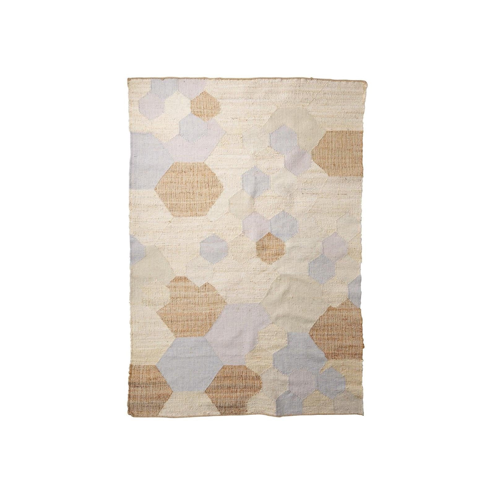 Mercana Mayson Cream Multi-Colored Honeycomb Pattern Area Rug Clearance
