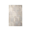 Mercana Kolt Neutral Geometric Patterned Wool Area Rug Clearance