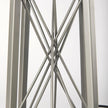 Mercana Raen Gray Metal Octagonal Base w/Beige Shade Table Lamp Clearance