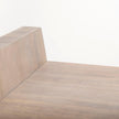 Mercana Elaine Brown Wood Angled Leg Console Table Clearance