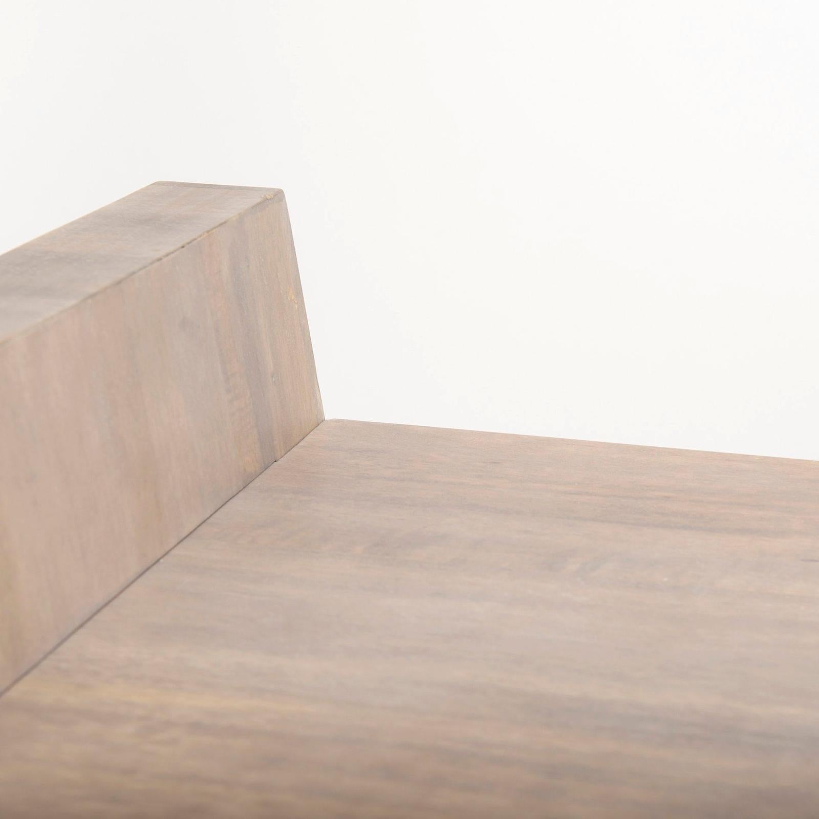 Mercana Elaine Brown Wood Angled Leg Console Table Clearance