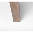 Mercana Elaine Brown Wood Angled Leg Console Table Clearance