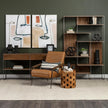 Mercana Morris Metal Frame 2 Drawer Console Table Clearance