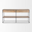 Mercana Morris Metal Frame 2 Drawer Console Table Clearance
