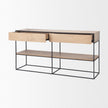 Mercana Morris Metal Frame 2 Drawer Console Table Clearance