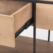 Mercana Morris Metal Frame 2 Drawer Console Table Clearance