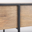Mercana Morris Metal Frame 2 Drawer Console Table Clearance