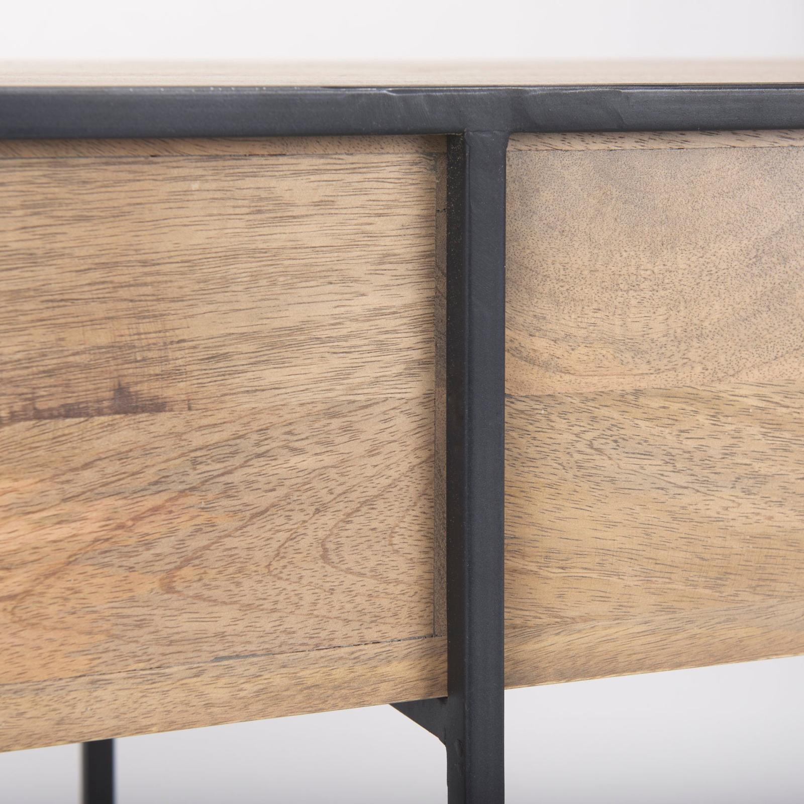 Mercana Morris Metal Frame 2 Drawer Console Table Clearance