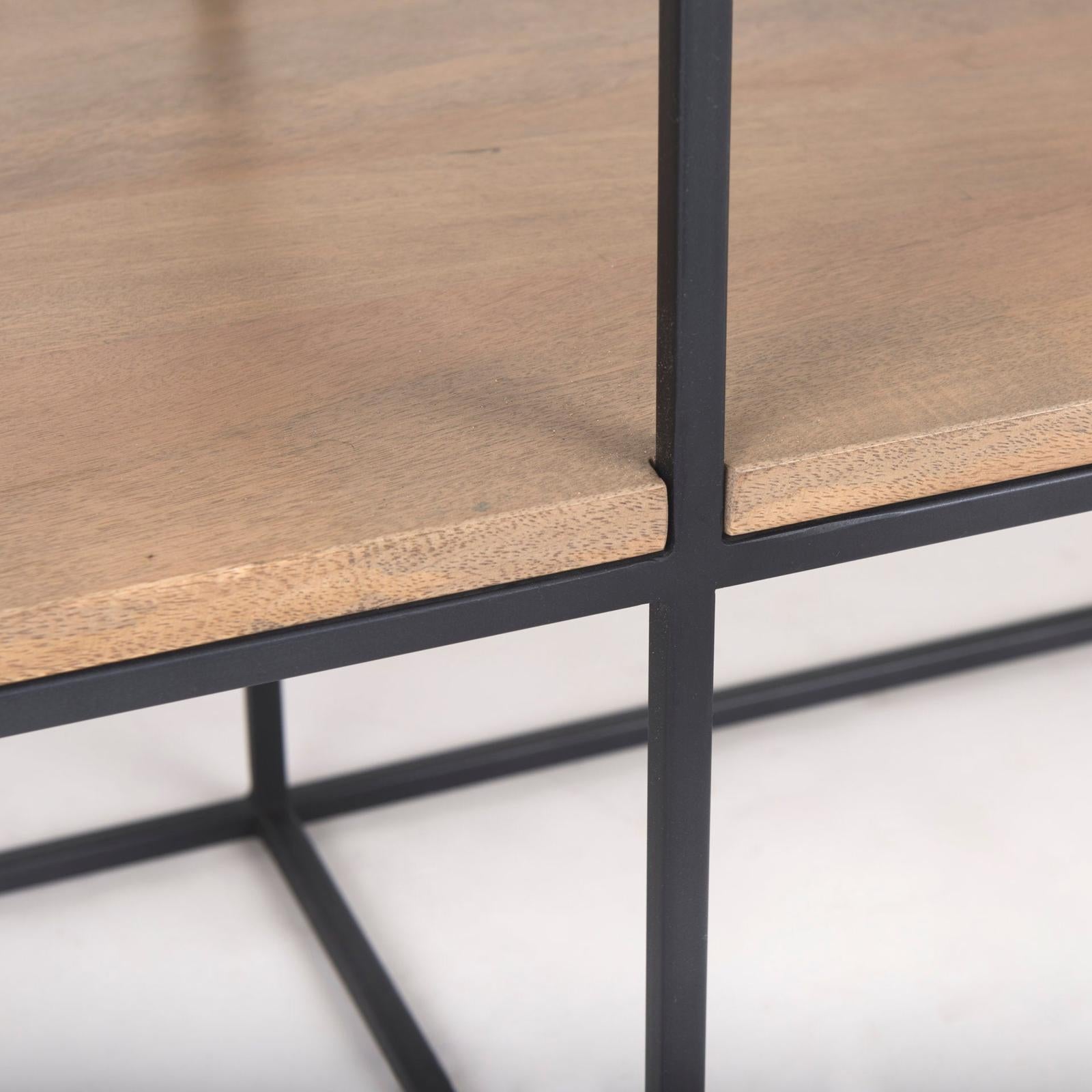 Mercana Morris Metal Frame 2 Drawer Console Table Clearance